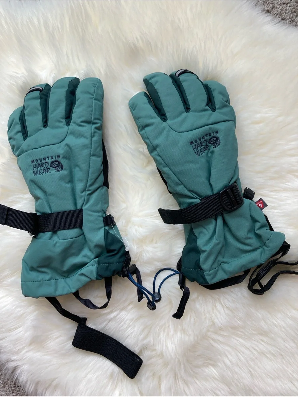 NWOT Mountain Hardwear FireFall2 Gore-Tex Gloves Women's sz S Green Winter